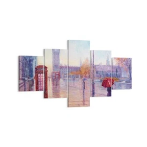 Quadro su Tela 125x70cm Grande Ben Ombrello Stampe Immagini Quadri Murale - Foto 1 di 10