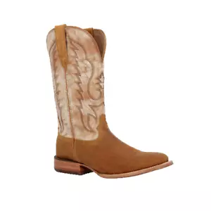 Durango Herren Stockman 13" quadratische Zehenpartie braun Westernstiefel DDB0411 - Bild 1 von 5