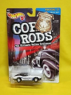 1999 Hot Wheels Cop Rods Series 2 Hartford, CT '63 CORVETTE NIP 🔥B2 - Image 1 of 4