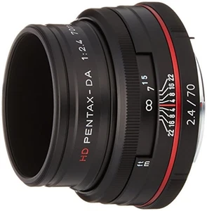PENTAX Telephoto Single Focus Lens HD DA 70mm F2.4Limited Black K mount APS-C - Picture 1 of 4