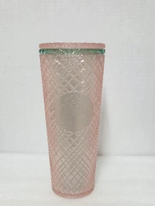 Starbucks Pink Green "Jeweled" 24oz Venti Cold Travel Tumble Plastic - Bild 1 von 10