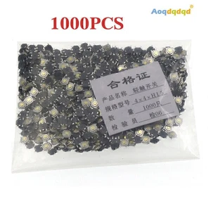 1000 piezas/lote SMD 4*4*1,5 mm 4X4X1,5 mm táctil pulsador micro interruptor - Imagen 1 de 5