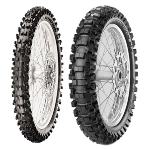 TYRE PAIR PIRELLI 80/100-12 MX MID S + 110/90-19 MX32 MID H - Picture 1 of 6
