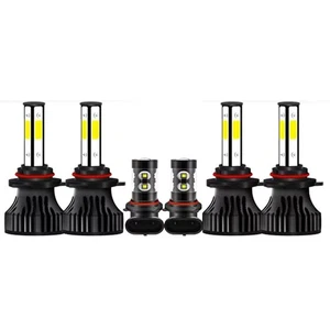 LED Headlight and Fog Bulb Set for 2003 2006 For Chevrolet For Silverado HD - Picture 1 of 11