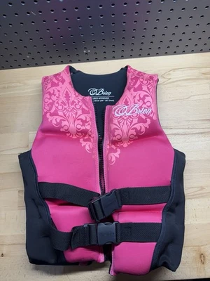 Chaleco salvavidas O'Brien - para mujer X-pequeño (negro/rosa) Foto 1 de 4