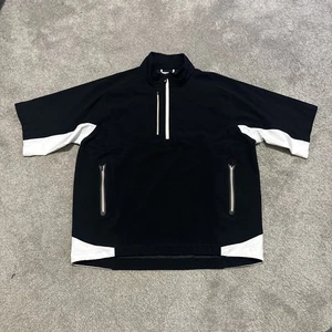 FootJoy DryJoys Tour XP Golf Rain Jacket XL Mens Black Waterproof Pullover - Picture 1 of 5
