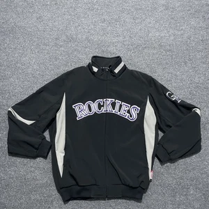 Colorado Rockies Majestic Jacket Therma Base Black Dugout Herren L Baseball - Bild 1 von 12