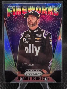 2020 Panini Prizm Racing #F18 Jimmie Johnson Fireworks Silver Prizm - Picture 1 of 2