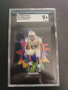 2024 Panini Prizm Draft Picks - Black Color Blast Darrelle Revis #CB-27 SGC 9 MT - Picture 1 of 2