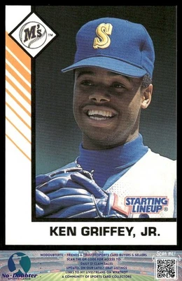 1993 Kenner Starting Lineup Cards #500545 Ken Griffey Jr. Mariners 4.1C - Image 1 of 2