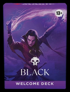MTG - Magic The Gathering - 2024 Welcome Deck - BLACK - NEW - Picture 1 of 5