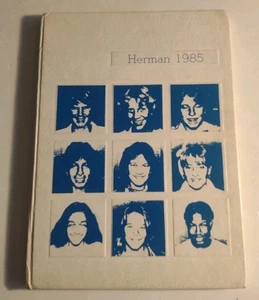 1985 Herman Junior High School Yearbook with Signatures.  - Picture 1 of 8