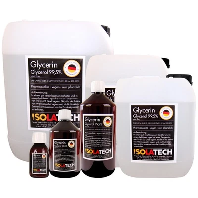 Glycerin 99,5% Pharma Pflanzlich Glyzerin Glycerol DAB CAS 56-81-5 USP/FCC/EP - Bild 1 von 4