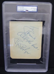 RAY BOLGER 1904-1987 Autographed Album Page PSA/DNA Authentic Scarecrow Of Oz - Picture 1 of 4