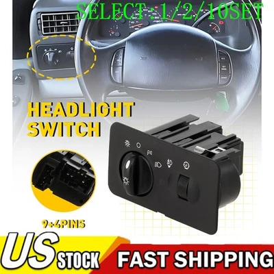 Interruptor de faros para Ford F250 F350 Taurus Mercury Sable con luces antiniebla 1~10X Foto 1 de 4