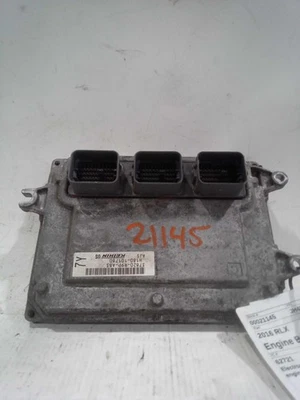 2016 Acura RLX Engine Control Module ECM 3.5L Black OEM 37820R9PA81 - Image 1 of 4