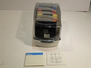 Vintage Floppy Disk Storage Container with Some Color Disks - Picture 1 of 5