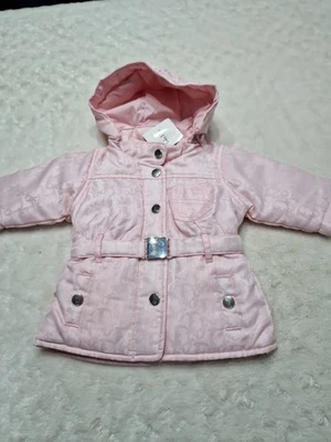 baby dior girl Pink Monogram Coat With Hood Brand New - Image 1 of 4