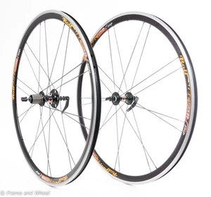 Cubierta de aluminio Rolf Vector Comp rueda delantera trasera Shimano 9 velocidades QR llanta - Imagen 1 de 15