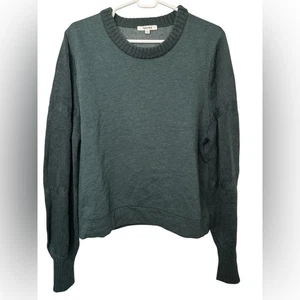 Splendid Forest Green Crewneck Long Sleeve Knit Top NWOT - Bild 1 von 5