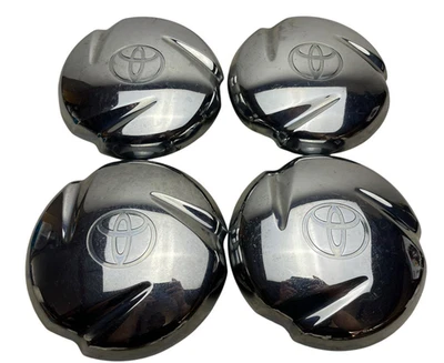 Juego de 4 cubiertas de tapa central de rueda cromadas para Toyota Tundra Sequoia 2000-2007 OEM Foto 1 de 4