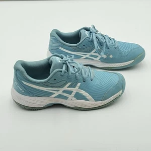 ASICS Gel-Game 9 Women’s Tennis Shoes Size 5 Aqua Teal White Preowned - Picture 1 of 14