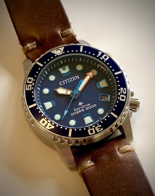 Citizen EO2028-06L 37mm Diver - Worn&Wound - Image 1 of 4