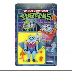 TMNT 2022 SUPER7 Teenage Mutant Ninja Turtles Ray Fillet ReAction Figur 3,75" - Bild 1 von 4