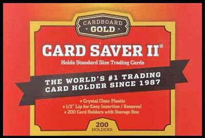 200 Card Saver 2 Cs 2 Ii Cardboard Gold Cbg Psa Graded New Semi Rigid Holders 🥇 • 19.99$
