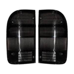 FOR TOYOTA HILUX LN147 RZN147 1998-2004 PAIR TAIL LAMP REAR LIGHT SMOKE LENS - Picture 1 of 7