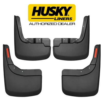 HUSKY 58266 Mud Guards Front & Rear Mud Flaps for 19-25 Chevrolet Silverado 1500 - Image 1 of 4