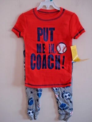 Conjunto de pijama para niños Put Me In Coach tallas 12 meses -4T Foto 1 de 2