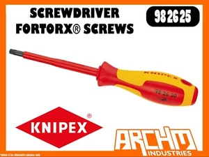 KNIPEX 982625 - SCREWDRIVER FOR TORX® SCREWS - 185MM - T25 - ERGONOMIC - Bild 1 von 2