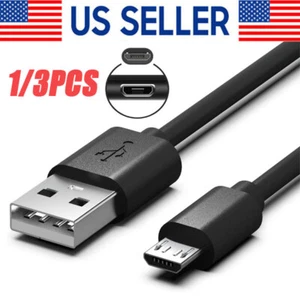 3/6ft Micro USB Fast Charging Cable Cord For Samsung Android Phone Charger - Picture 1 of 16