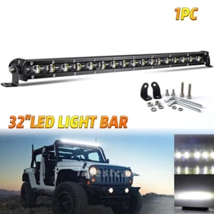 32" LED Light Bar Lower Bumper Strip For Offroad Driving Lamp Truck ATV 4Runner - Picture 1 of 11