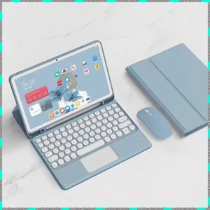 With touchpad Rechargeable Bluetooth keyboard mouse suit Supportable ultrathin - Picture 1 of 10