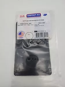 Cartera con insignia de ajuste perfecto - Estuche estilo libro de cuero resistente estilo 4000 - Imagen 1 de 6