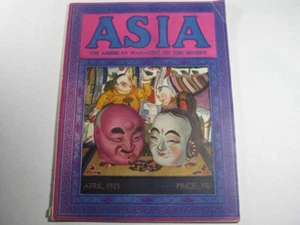 Asia Magazine April, 1923 American Magazine on The Orient - The Promised Land - Imagen 1 de 7
