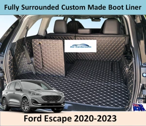 For Ford Escape 2020-2023 Luxury Custom Made Trunk Boot Mats Liner Cargo Cover - Picture 1 of 12
