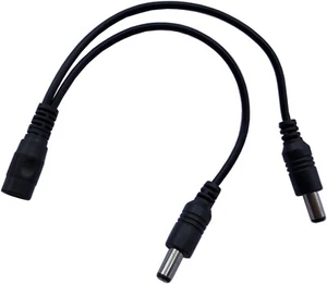 UpBright 5.5mm x 2.1mm Female Jack to 5.5 x 2.1 mm Male Plugs DC Power Supply Co - Picture 1 of 4