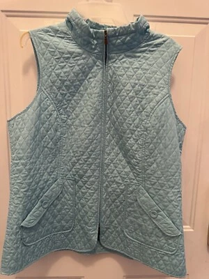 Sport Savvy Sz Large  Diamond Quilted Women’s Zip-Up Vest Jacket - Image 1 of 4