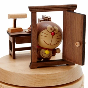 I'm DORAEMON Anywhere Door Wooden Music Box Japan Original Limited F/S - Picture 1 of 9