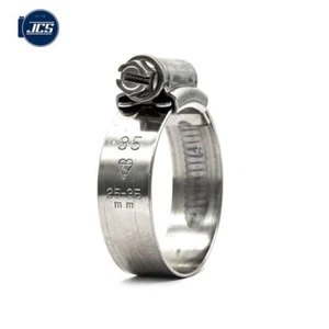 JCS Jubilee Style Hi-Grip Worm Drive Hose Clamps Clips W4 304 Stainless Steel - Picture 1 of 8
