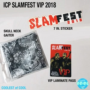 ICP Insane Clown Posse collectible VIP pass 2018 Slam Fest tour juggalos sticker - Picture 1 of 5