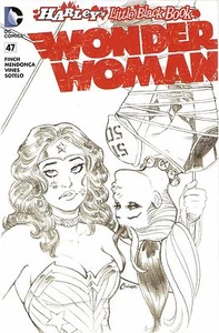 Wonder Woman '16 47 Amanda Conner Sketch Cover En muy buen estado U3 - Imagen 1 de 1