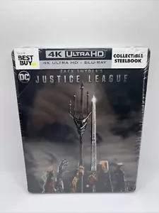 Zack Snyder's Justice League Best Buy Exclusive 4K Steelbook Brand New Rare OOP - Picture 1 of 3