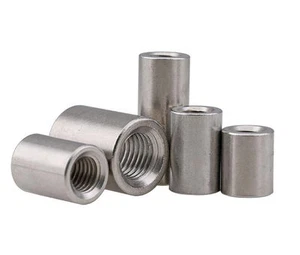 304 SS ROUND M2 M2.5 M3 Thicken Rod Connection Nut Coupling nuts - Picture 1 of 6
