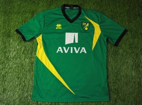 NORWICH CITY 2016/2017 FOOTBALL SHIRT JERSEY TRAINING ERREA ORIGINAL SIZE XXL Cover