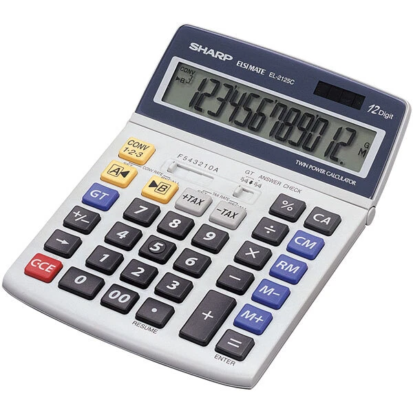 Calculadora De Escritorio SHARP EL-2125 C - Imagen 1 de 1