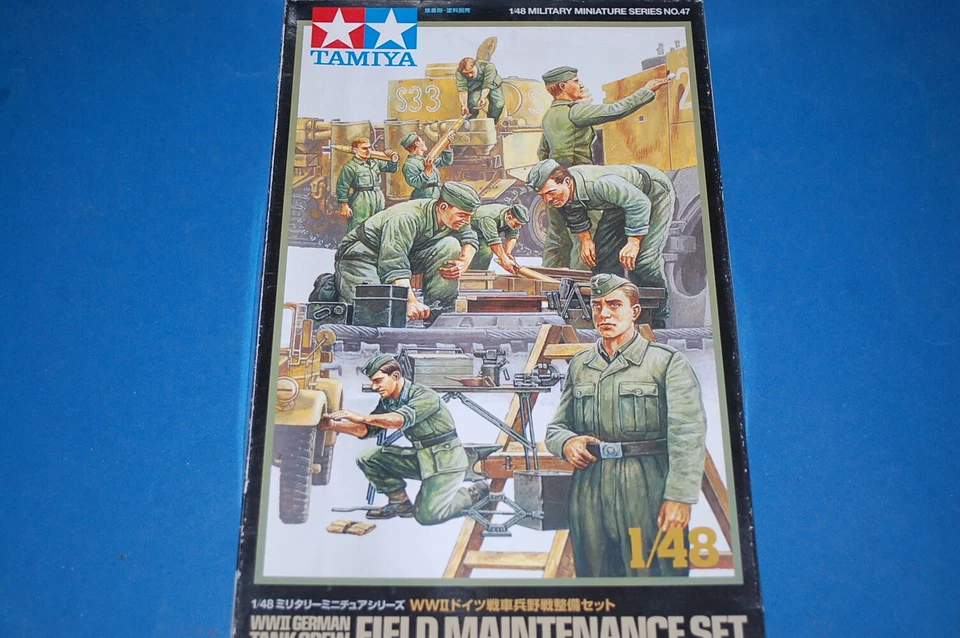 Tamiya 32547 - WWII German Tank Crew Field Maintenance Set  scala 1/48 - Immagine 1 di 1